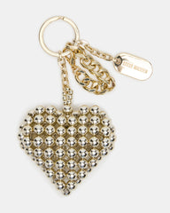 HEART BAG CHARM PEARL