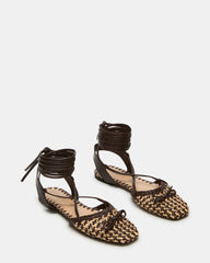 GOSSAMER BROWN LEATHER