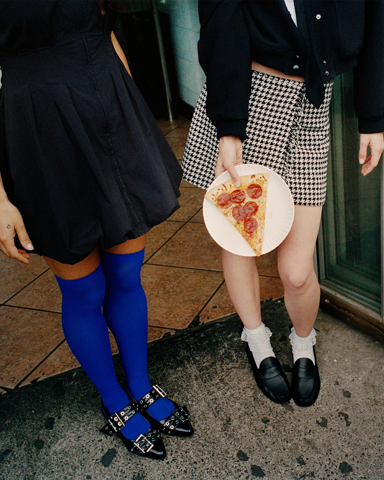 LEON SKIRT BLACK/WHITE