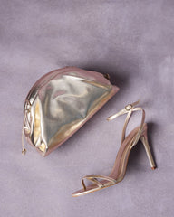 JYPSEY HEEL AND HAILEE BAG GOLD BUNDLE