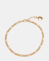 FIGARO CHAIN ANKLET GOLD