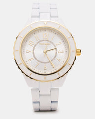 WOMEN'S STAINLESS STEEL WATCH WHITE