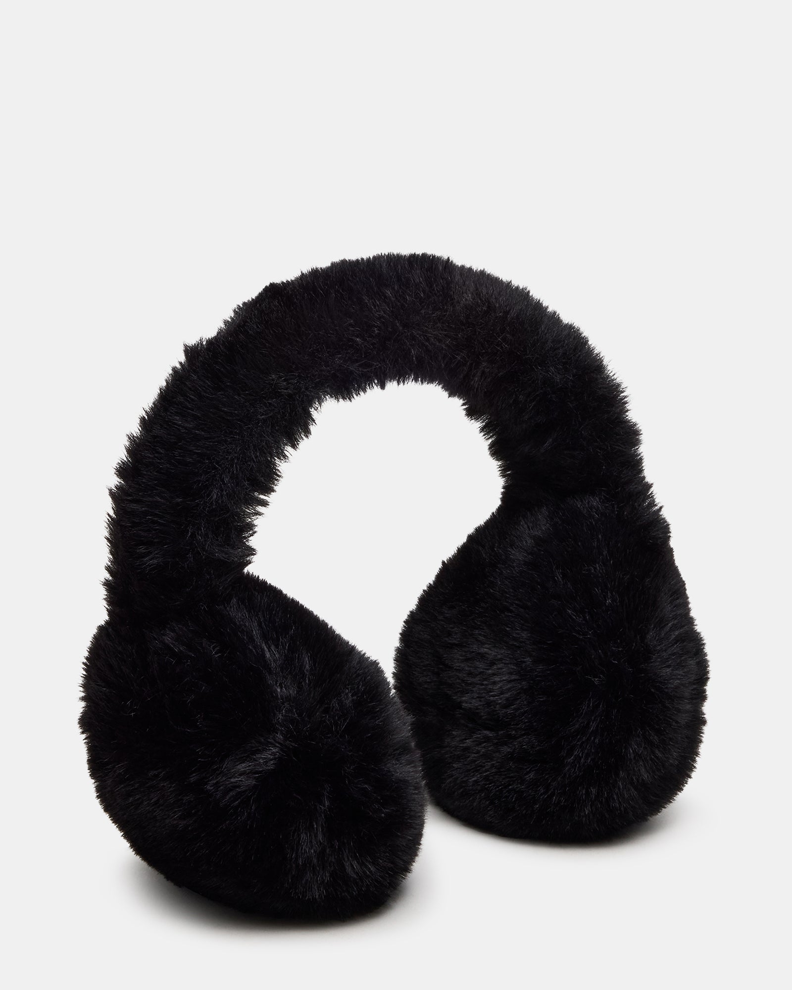 ALL OVER FAUX EARMUFFS BLACK