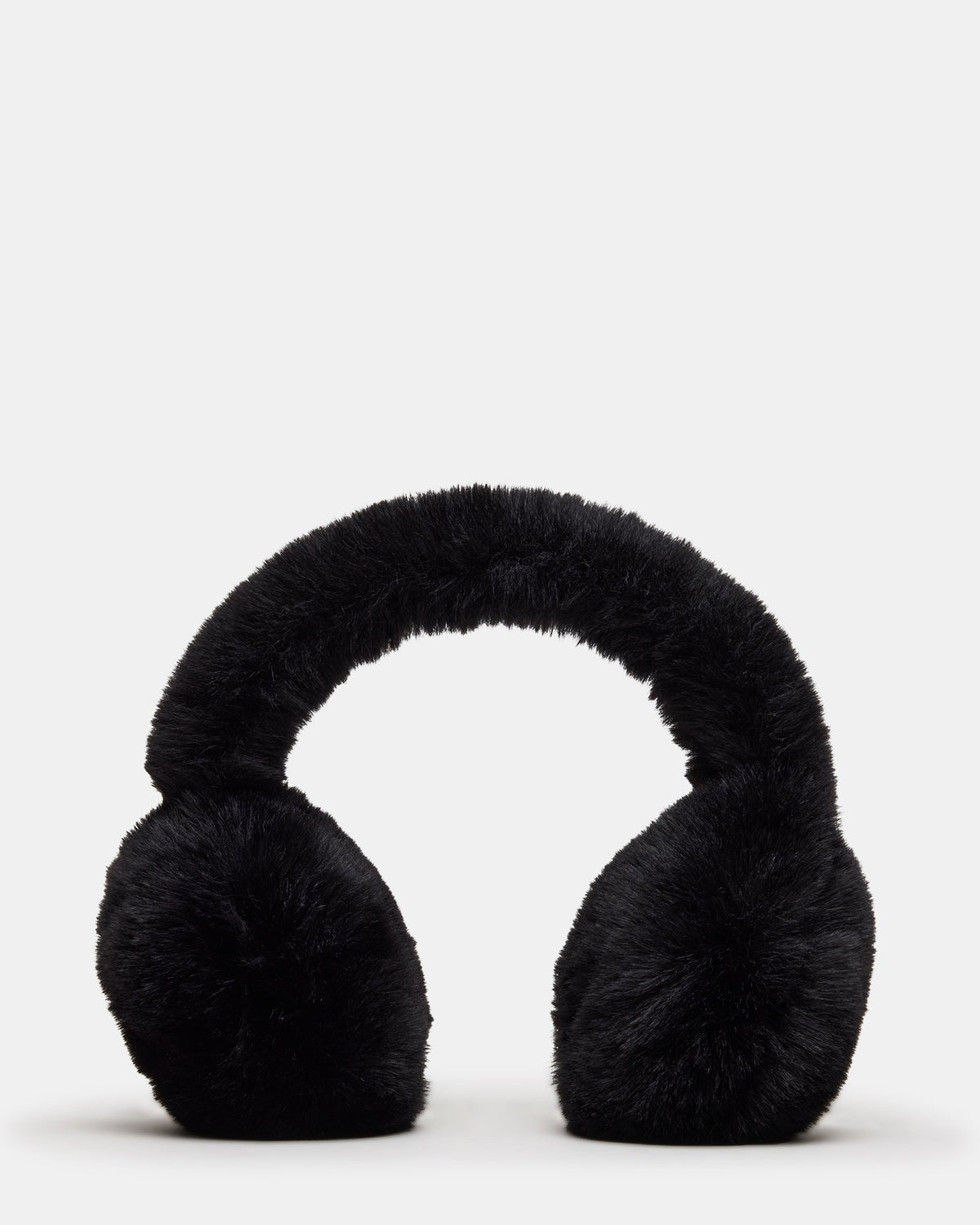 ALL OVER FAUX EARMUFFS BLACK