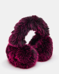 ALL OVER FAUX EARMUFFS PINK