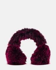ALL OVER FAUX EARMUFFS PINK