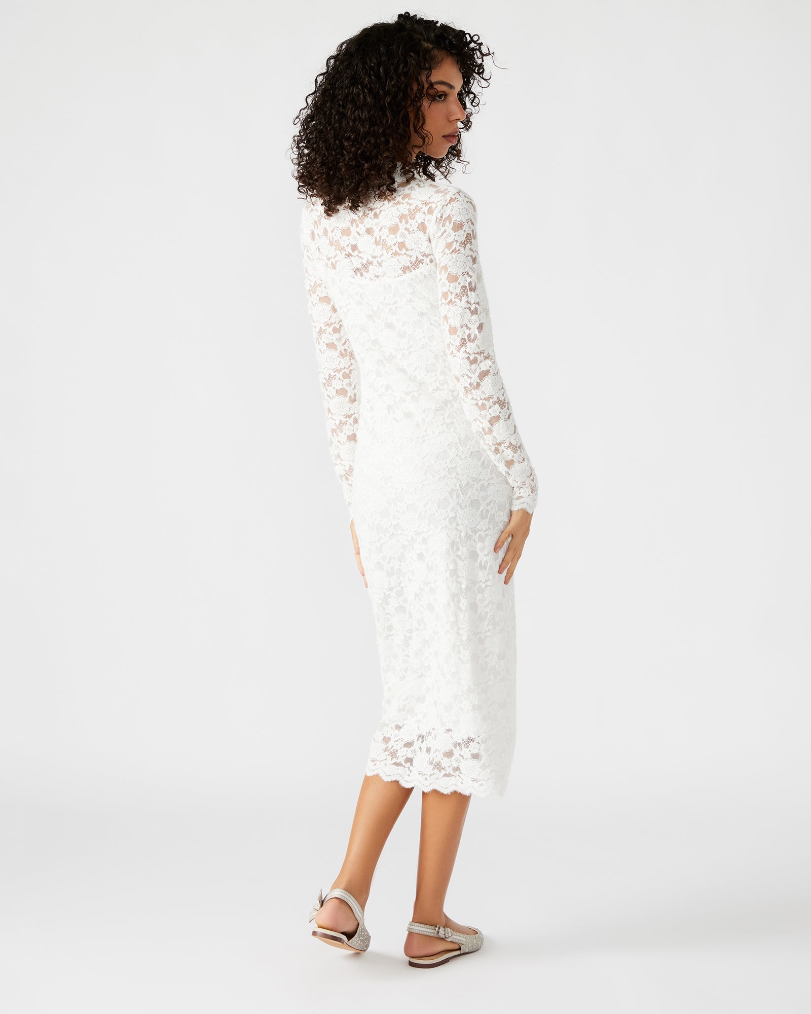 VIVIENNE LACE DRESS IVORY