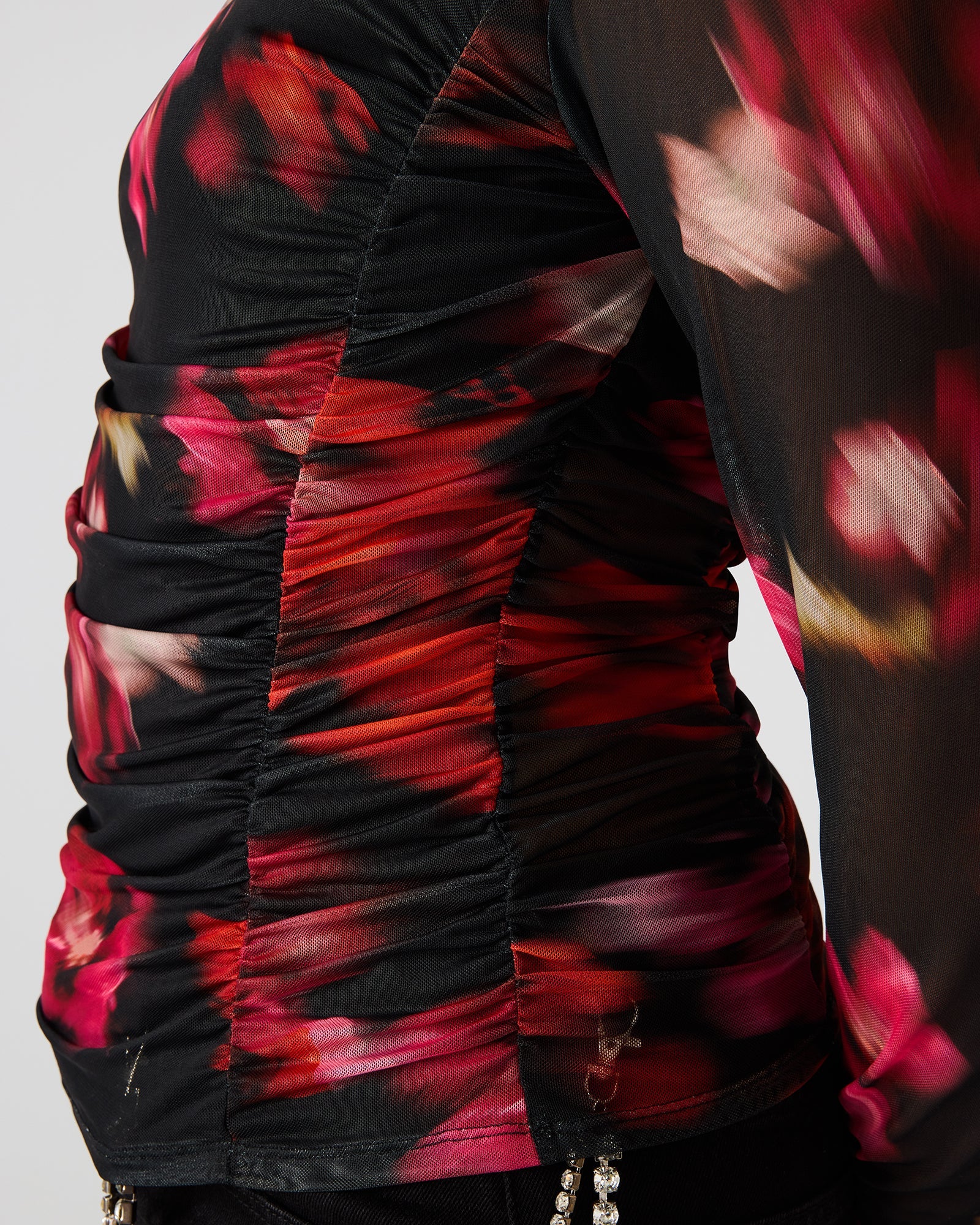 TAYLORE TOP BLURRY FLORAL