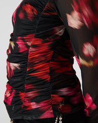 TAYLORE TOP BLURRY FLORAL