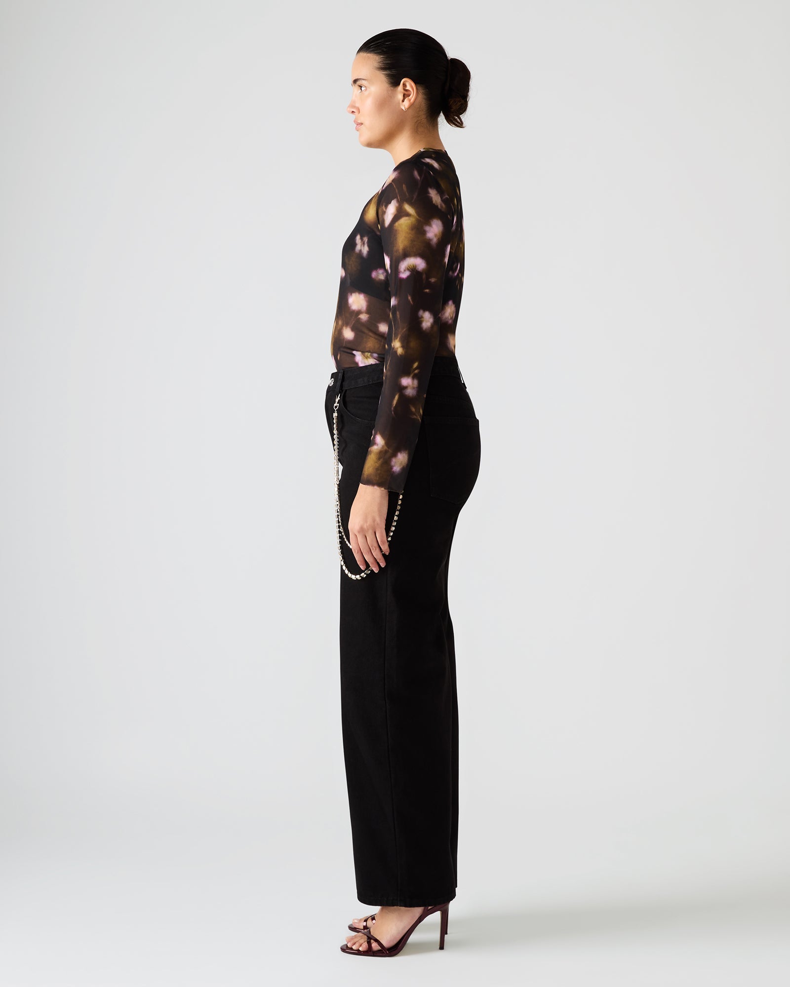 LILIANNA TOP BLACK MULTI