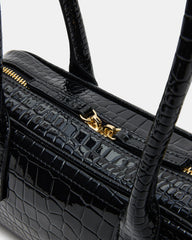 ANISE BAG BLACK CROCODILE
