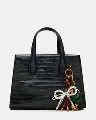 CALLEB BAG BLACK CROCODILE