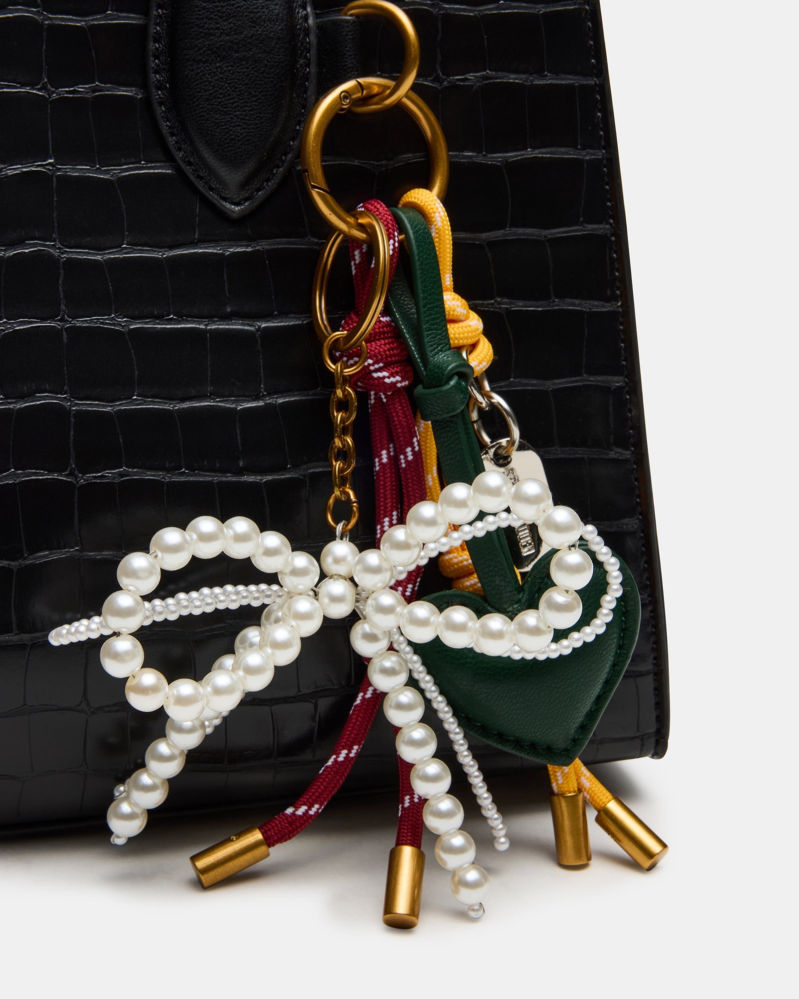 CALLEB BAG BLACK CROCODILE