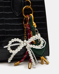 CALLEB BAG BLACK CROCODILE