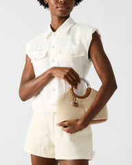 GEENA STRAW BAG LIGHT NATURAL