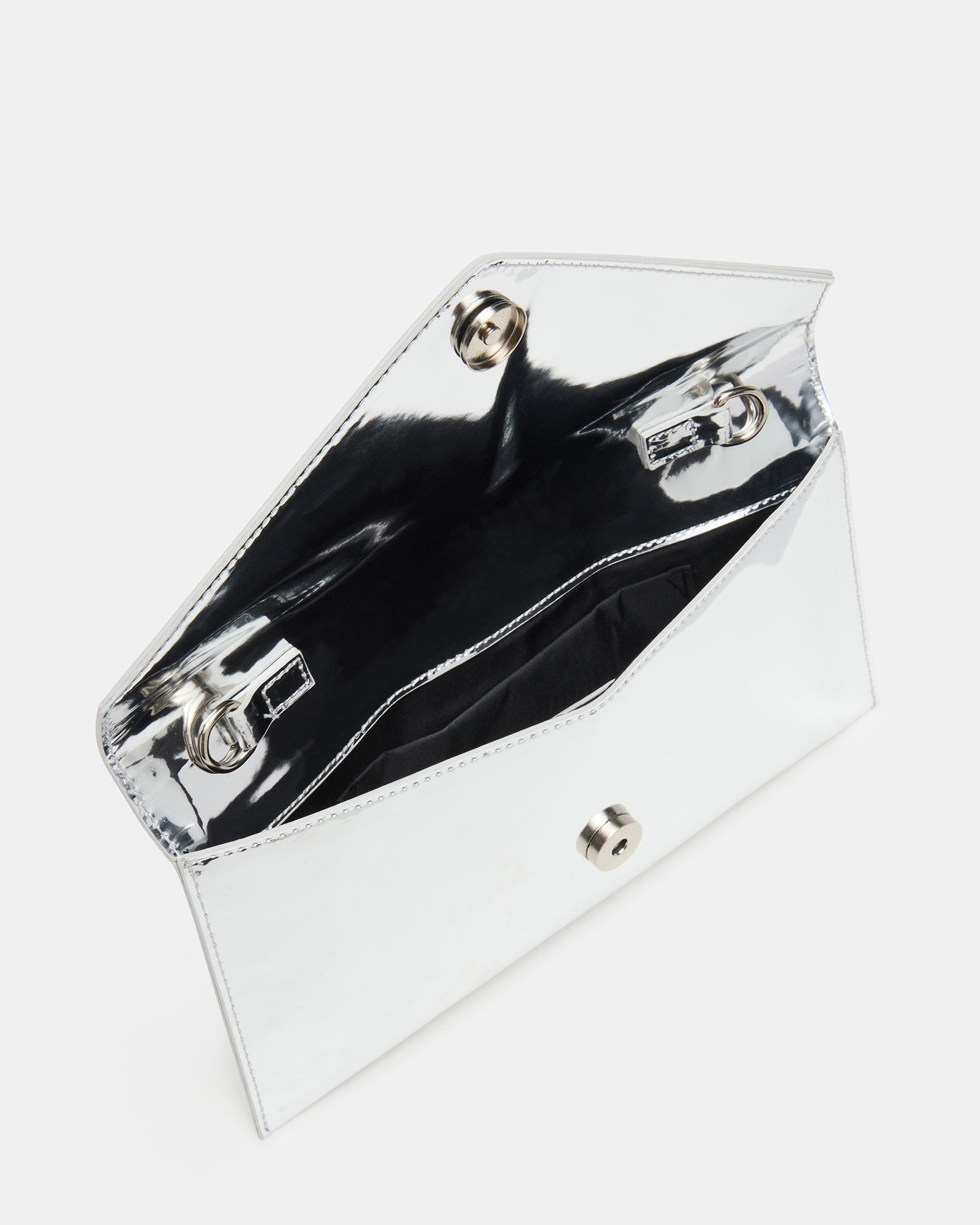 MORGANA BAG SILVER PATENT