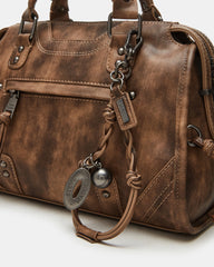 RIGGS BAG BROWN DISTRESSED