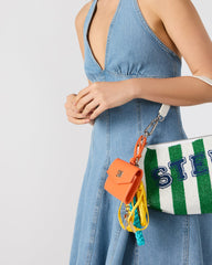 TRAVEL BAG CHARM ORANGE MULTI