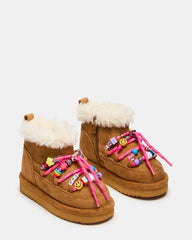 TODDLERS' GLAZER COGNAC