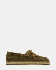 PANCHO OLIVE SUEDE