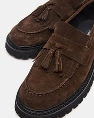ZEV BROWN SUEDE