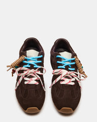 AZIEL CHARM BROWN SUEDE