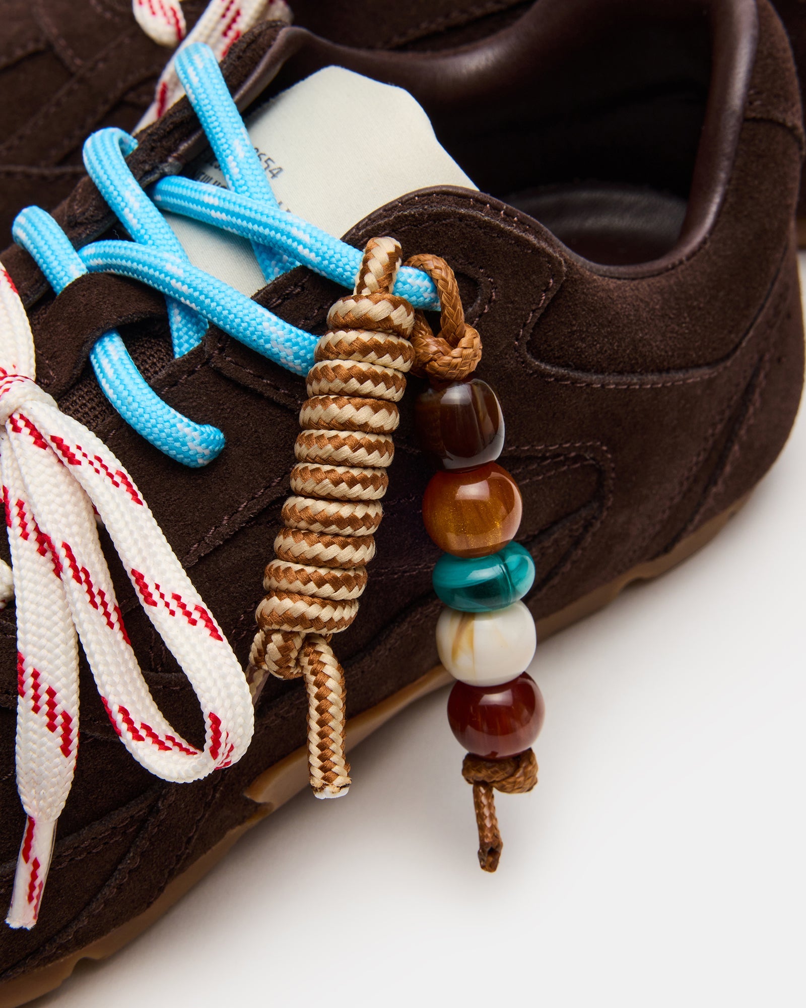 AZIEL CHARM BROWN SUEDE