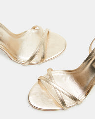 JYPSEY HEEL AND HAILEE BAG GOLD BUNDLE