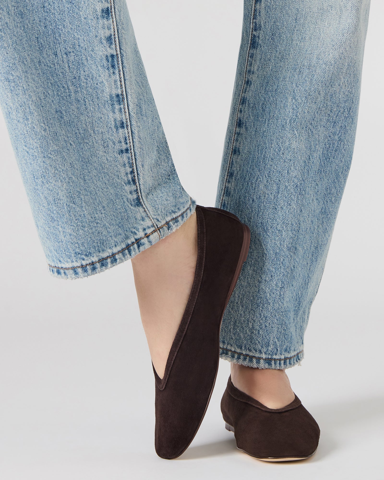 LENI BROWN SUEDE