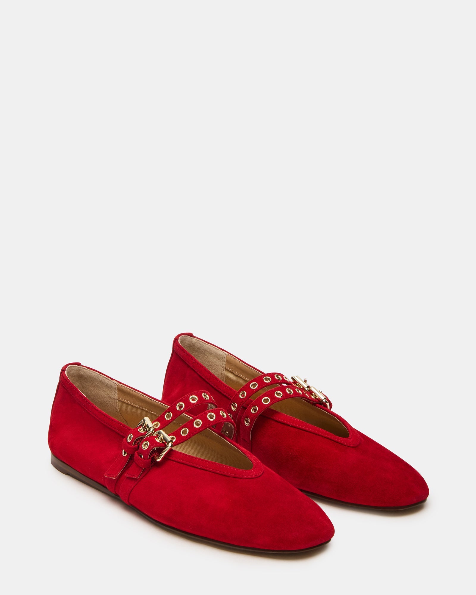 LYDIA RED SUEDE