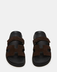 MAYVEN CHOCOLATE BROWN SUEDE