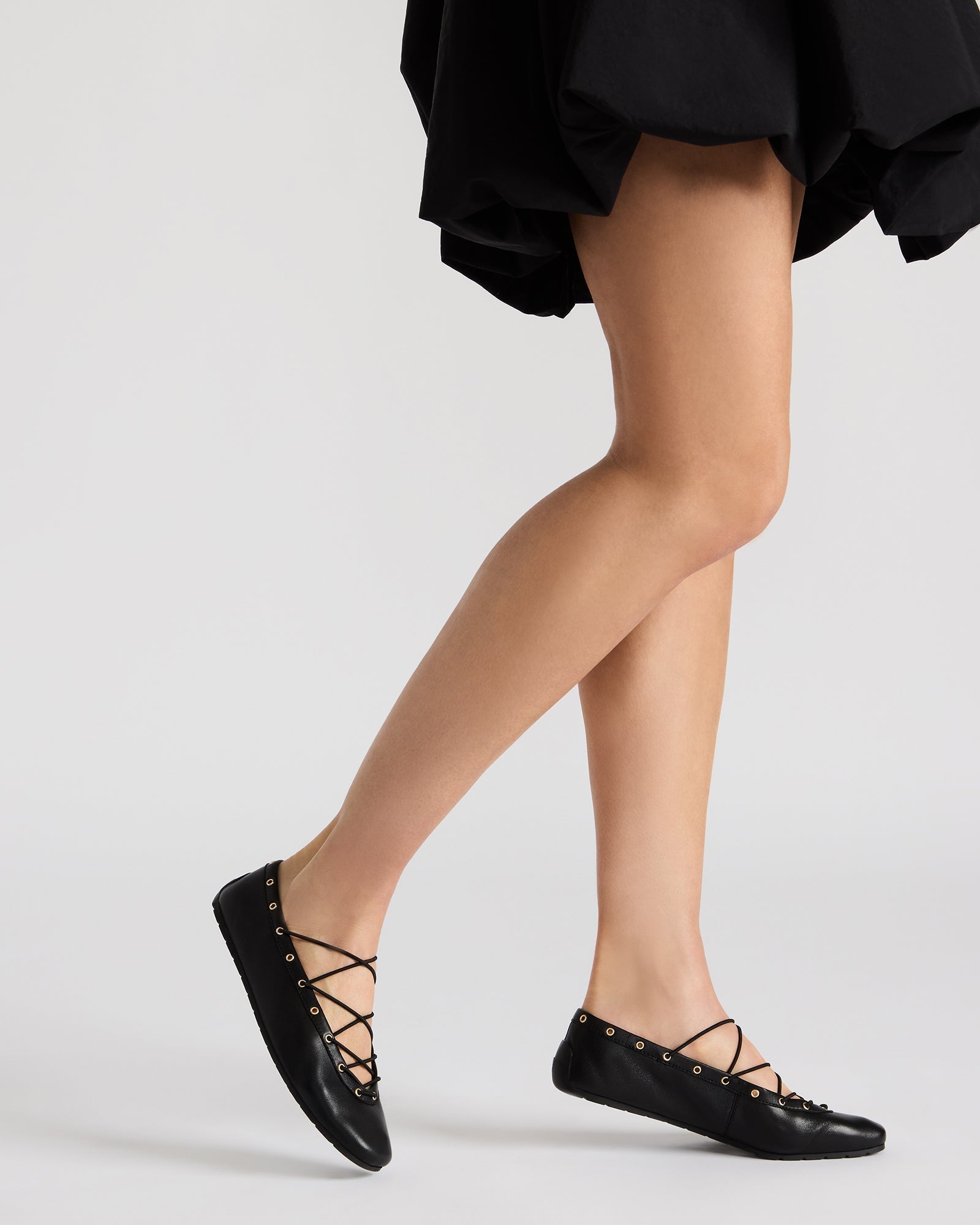 POINTE BLACK LEATHER